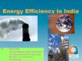 Energy Efficiency in India PowerPoint PPT Presentation