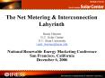 The Net Metering PowerPoint PPT Presentation