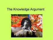 The Knowledge Argument