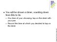 You will be shown a timer, counting down from 60s to 0s. PowerPoint PPT Presentation