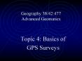 Geography 3842:477 Advanced Geomatics PowerPoint PPT Presentation