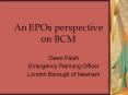 An EPOs perspective on BCM PowerPoint PPT Presentation