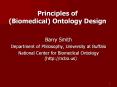 Principles of (Biomedical) Ontology Design PowerPoint PPT Presentation