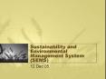 Sustainability and Environmental Management System SEMS PowerPoint PPT Presentation