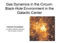 Gas Dynamics in the CircumBlackHole Environment in the Galactic Center PowerPoint PPT Presentation