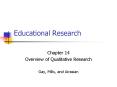 Educational Research PowerPoint PPT Presentation