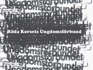 Rda Korsets Ungdomsfrbund