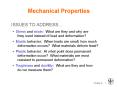 Mechanical Properties PowerPoint PPT Presentation