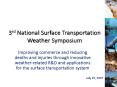 3rd National Surface Transportation Weather Symposium PowerPoint PPT Presentation