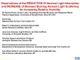 Observations of the REDUCTION Of Aerosol Light Absorption and INCREASE of Biomass Burning Aerosol Light Scattering for Increasing Relative Humidity PowerPoint PPT Presentation