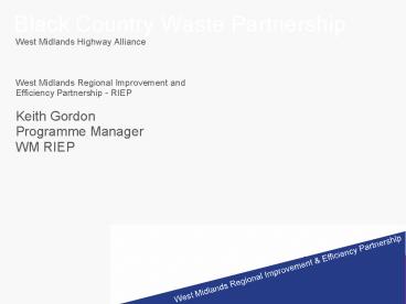 Black Country Waste Partnership