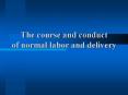 The course and conduct of normal labor and delivery PowerPoint PPT Presentation