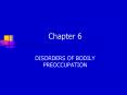 DISORDERS OF BODILY PREOCCUPATION PowerPoint PPT Presentation