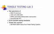 TENSILE TESTING-Lab 3