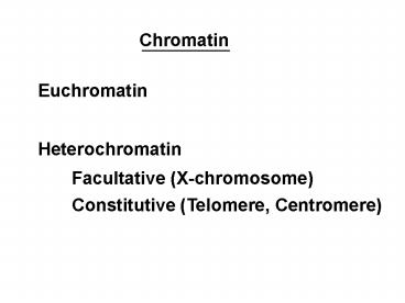 Chromatin