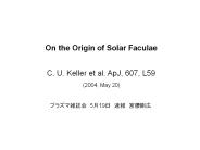 On the Origin of Solar Faculae