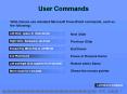 User Commands PowerPoint PPT Presentation