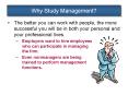 Why Study Management PowerPoint PPT Presentation