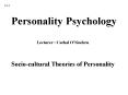 Personality Psychology PowerPoint PPT Presentation