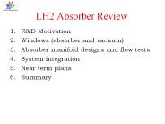 LH2 Absorber Review