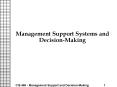 Management Support Systems and DecisionMaking PowerPoint PPT Presentation