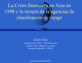 La Crisis financiera en Asia en 1998 y la miopia de la agencias de clasificacion de riesgo PowerPoint PPT Presentation
