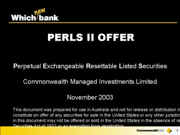 Merrill Lynch Australasia Investment Conference