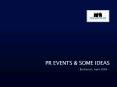 PR EVENTS PowerPoint PPT Presentation
