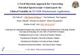 A Novel Bayesian Approach for Uncovering Potential Spectroscopic Counterparts for Clinical Variables in 1H NMR Metabonomic Applications PowerPoint PPT Presentation