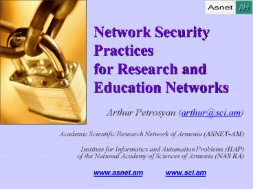 Arthur Petrosyan arthursci'am