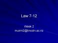 Law 712 PowerPoint PPT Presentation