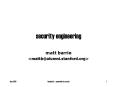 security engineering PowerPoint PPT Presentation