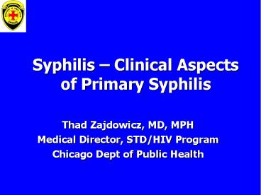 Syphilis presentation | free to download