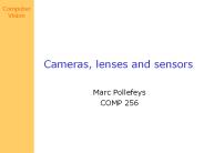 Cameras, lenses and sensors