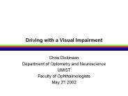 Driving with a Visual Impairment