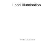 Local Illumination