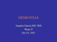 DEMENTIAS PowerPoint PPT Presentation