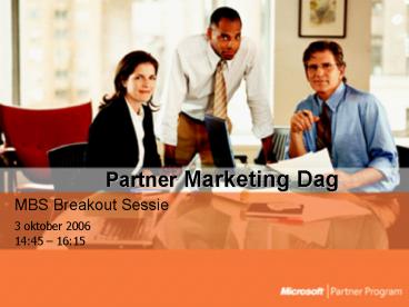 Partner Marketing Dag
