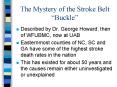 The Mystery of the Stroke Belt Buckle PowerPoint PPT Presentation