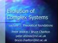 Evolution of Complex Systems PowerPoint PPT Presentation