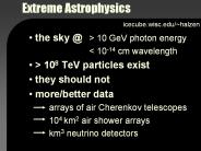 Extreme Astrophysics