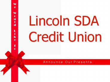 Lincoln SDA Credit Union
