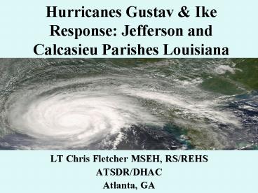 Hurricanes Gustav