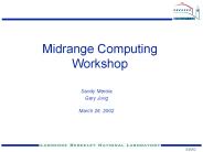 Midrange Computing Workshop