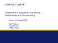 Investment in Australian real estate Netherlands and Luxembourg PowerPoint PPT Presentation
