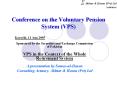 Conference on the Voluntary Pension System (VPS) PowerPoint PPT Presentation