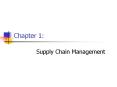 Supply Chain Management PowerPoint PPT Presentation