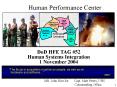 Human Performance Center PowerPoint PPT Presentation