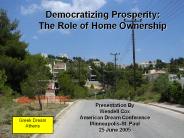 Democratizing Prosperity: