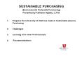 SUSTAINABLE%20PURCHASING PowerPoint PPT Presentation